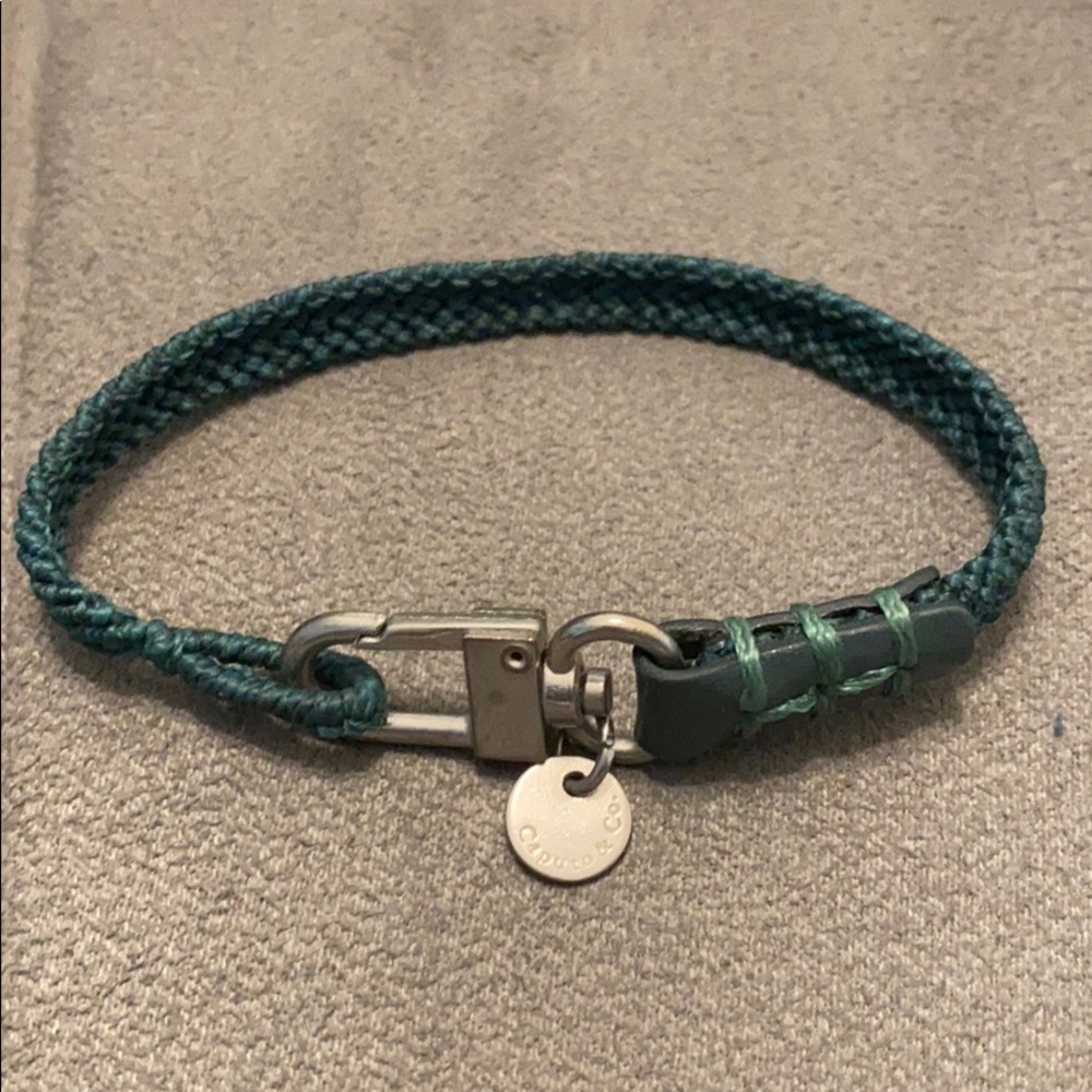 Caputo & Co. Green Leathered Bracelet